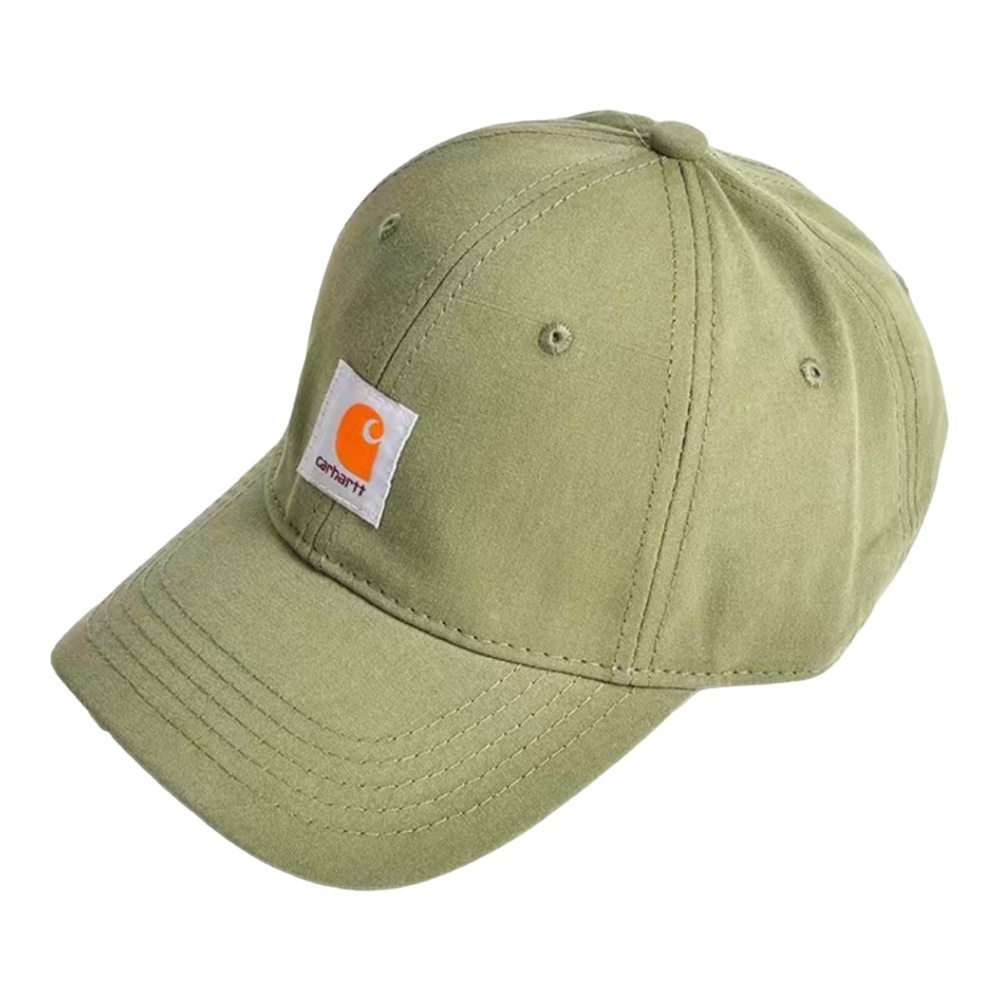 🆕 Carhartt Green Adjustable Canvas Baseball Cap | One Size